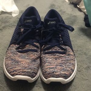 Colourful ASICS women’s running shoes size 11